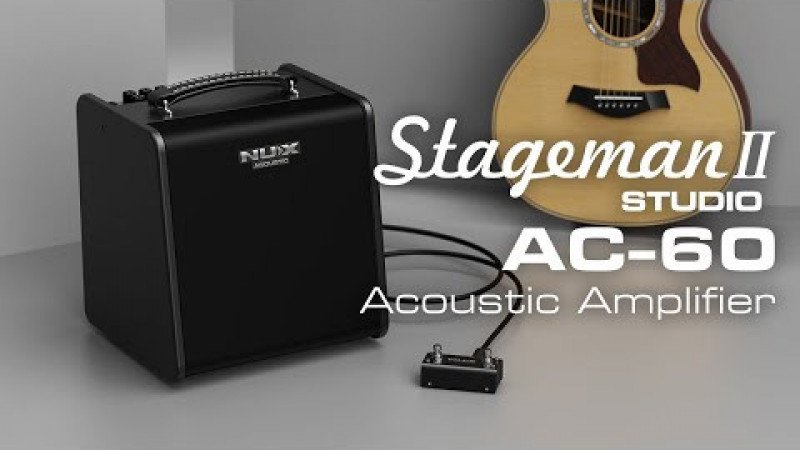 BRAND NEW | NUX "Stageman II STUDIO" AC-60 Acoustic Guitar Amplifier